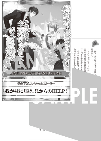 「婚約者に裏切られたので、子爵令嬢から王妃付き侍女にジョブチェンジしてみた」第3巻 SSリーフレット（書き下ろし）